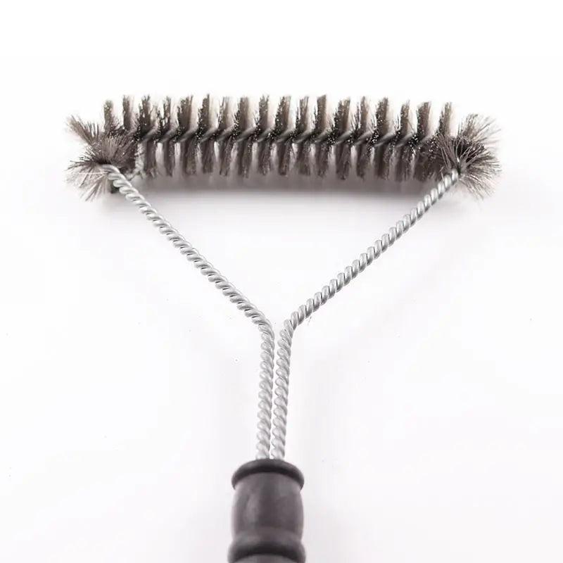 Stainless Steel Y-Shape BBQ Grill Cleaning Brush