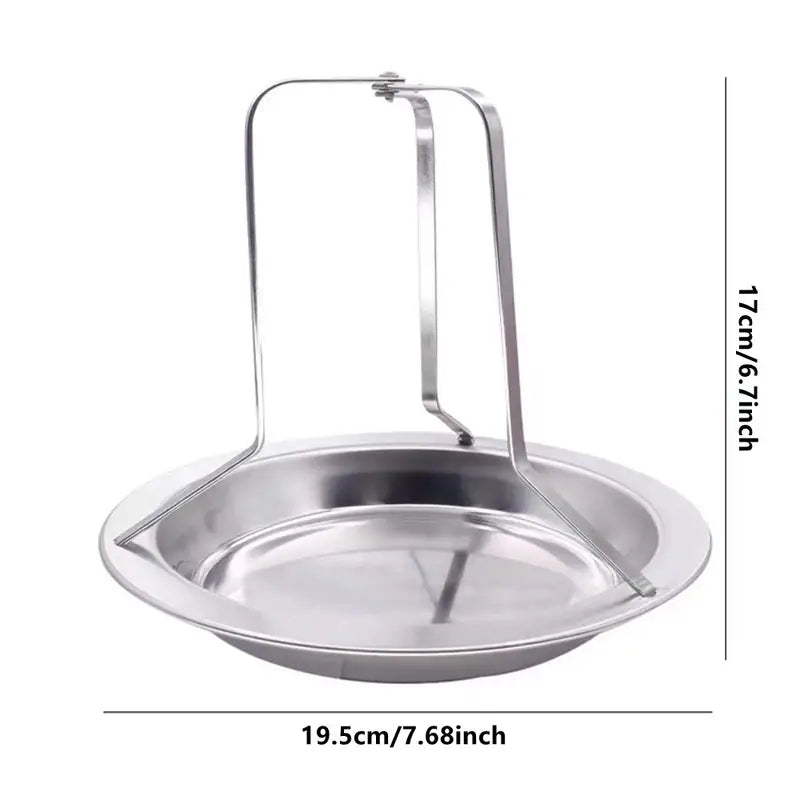 Stainless Steel Chicken Roaster Rack for BBQ & Turkey