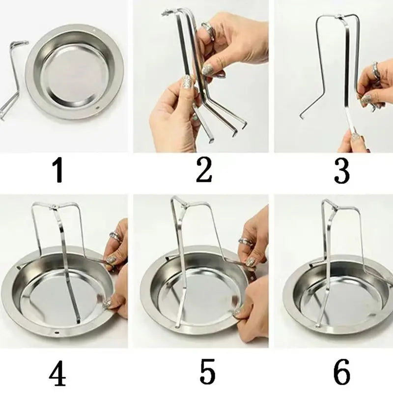 Stainless Steel Chicken Roaster Rack for BBQ & Turkey