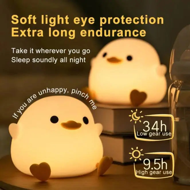 Doudou Duck Silicone Alarm Lamp Ambience