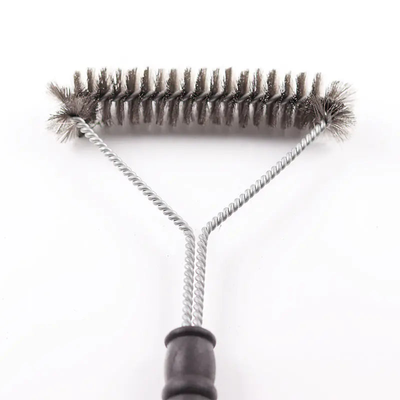 Stainless Steel Y-Shape BBQ Grill Cleaning Brush