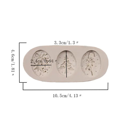 Christmas Silicone Molds for Cake Decorations (Set)