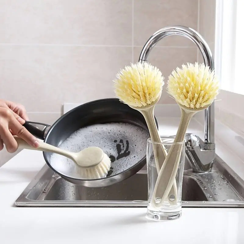 Long Handle Cleaning Brush Set for Kitchen Supplies