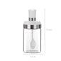Moisture-Proof Glass Salt Shaker for Kitchen Use