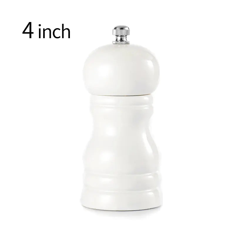 4-Inch Solid Wood Pepper Grinder for Fresh Black Pepper
