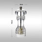 Creative Hand Glass Grinder with Pepper Mill