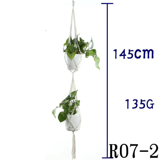 Flower Pot Net Bag - Indoor Plant Hanger