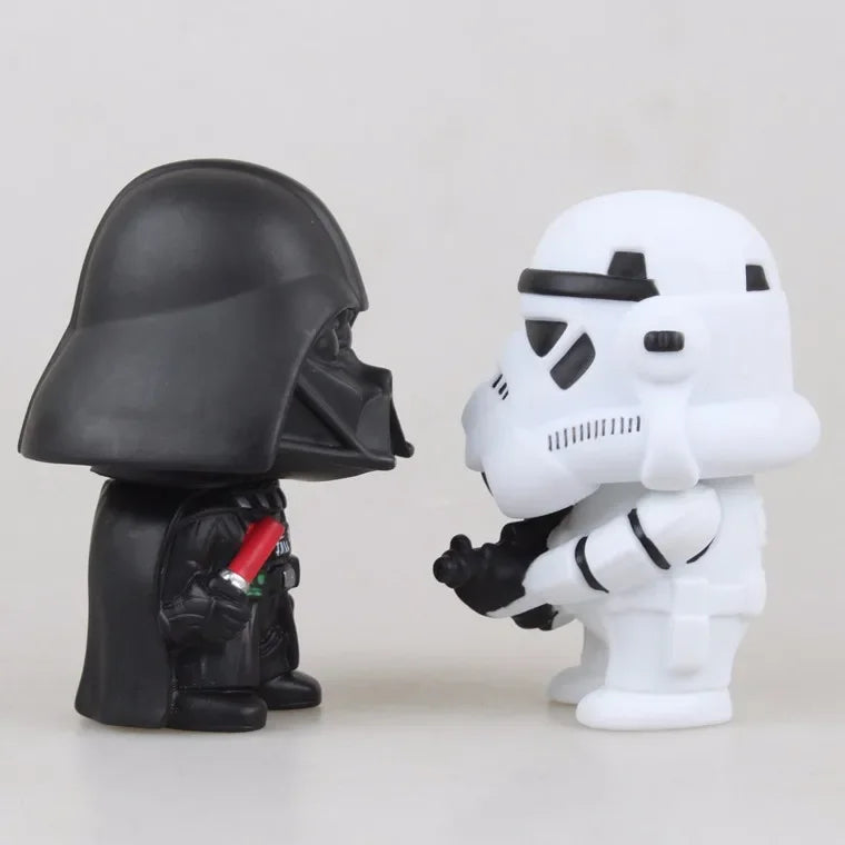 Action Figure Model Toys – Star Wars Darth Vader and Stormtrooper (10cm)