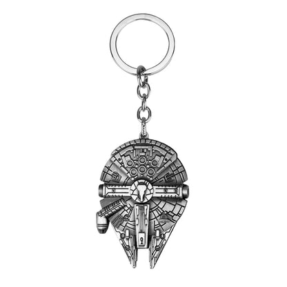 Millennium Falcon Metal Pendant Keyring