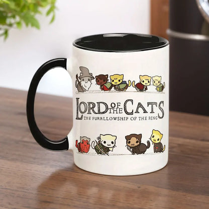 Cats Mug - Furrllowship Of The Ring Cat Lovers 11oz