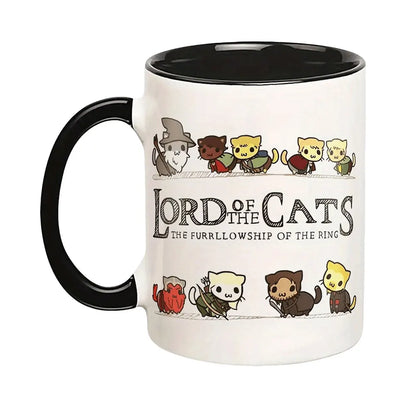 Cats Mug - Furrllowship Of The Ring Cat Lovers 11oz