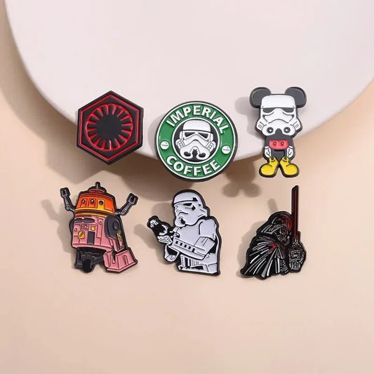 Pins for Backpack Bag Clothes - Star Wars - Metal Lapel Badges Brooches