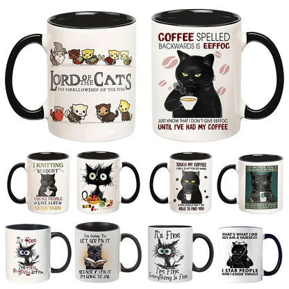 Cats Mug - Furrllowship Of The Ring Cat Lovers 11oz