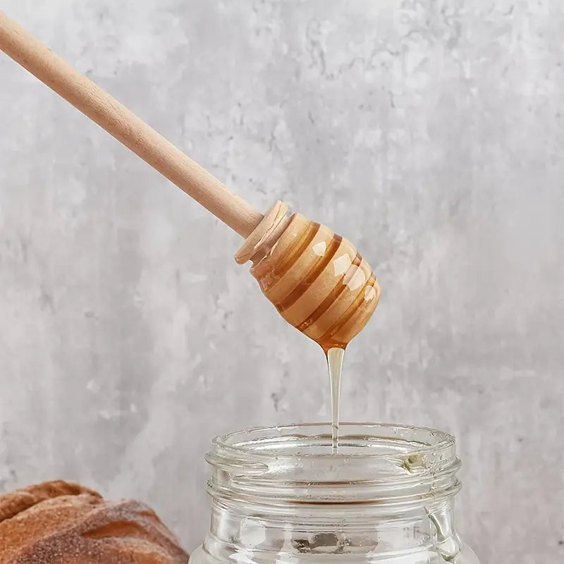 Wooden Honey Mixing Stick Set - Eco-Friendly Kitchen Tools