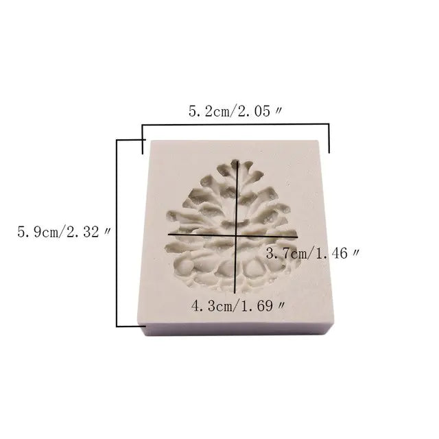 Christmas Silicone Molds for Cake Decorations (Set)