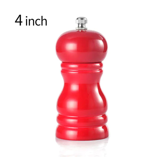 4-Inch Solid Wood Pepper Grinder for Fresh Black Pepper