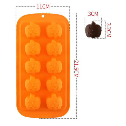 Halloween Skull Pumpkin Cookie Baking Mold