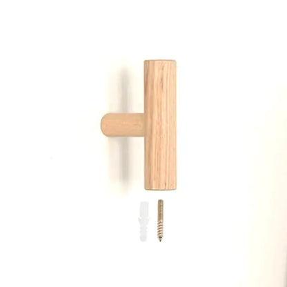 Wood Hooks Hanger Wall