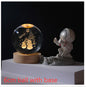 3D Crystal Solar System Night Light