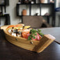 Pine Wood Sushi Serving Boat