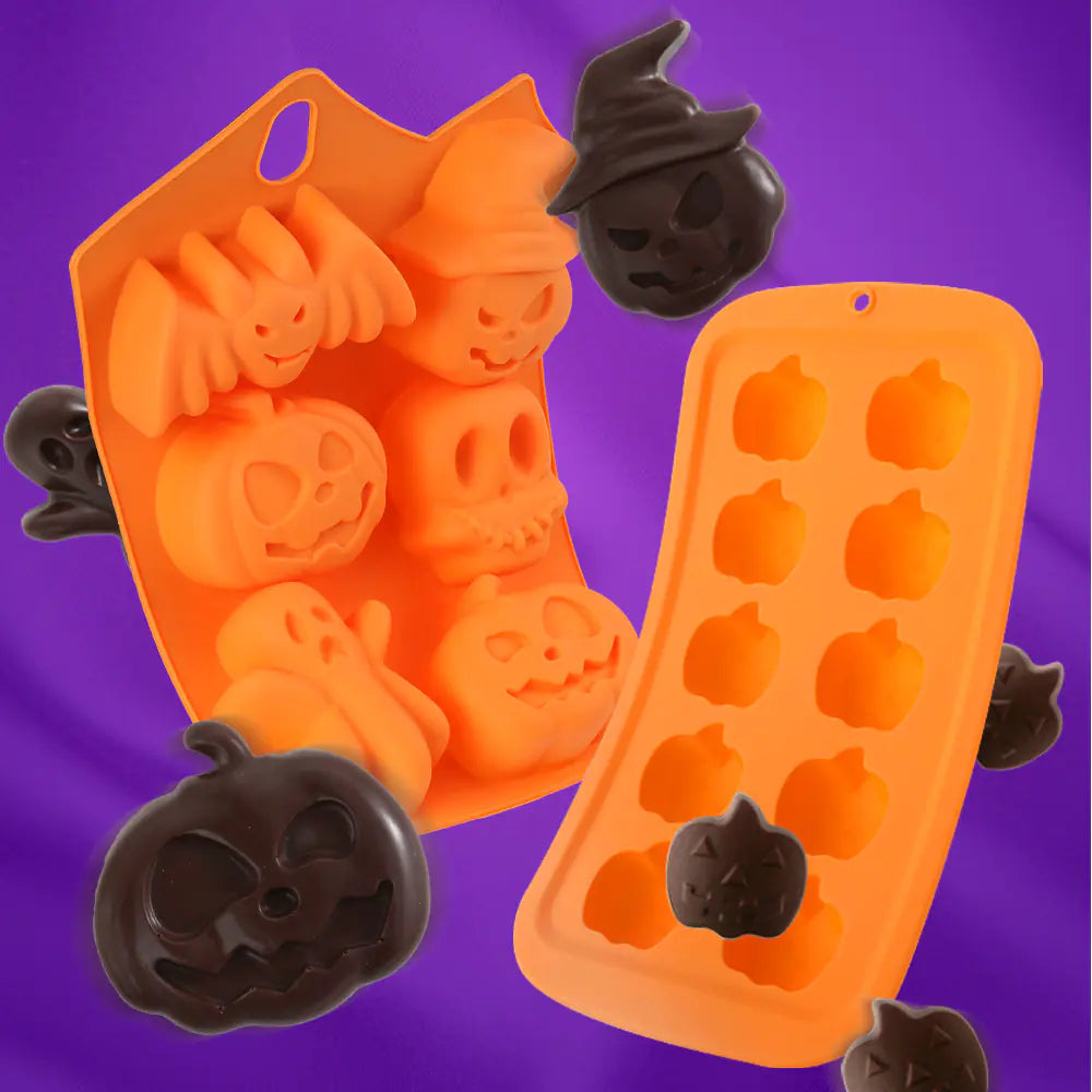 Halloween Skull Pumpkin Cookie Baking Mold