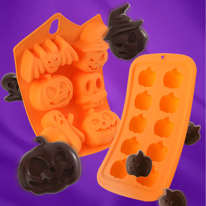 Halloween Skull Pumpkin Cookie Baking Mold