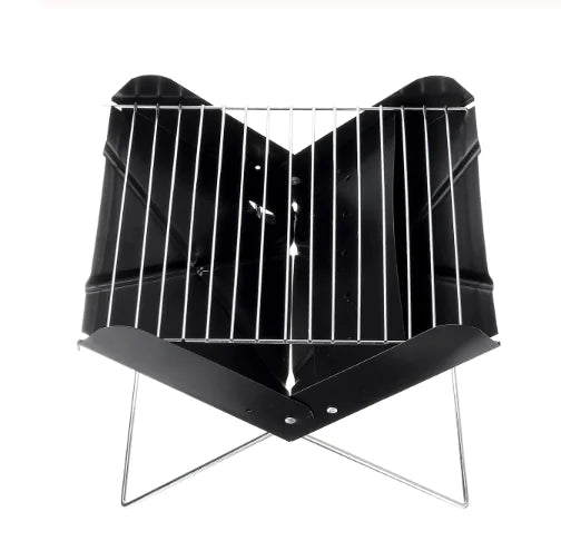 Outdoor Folding BBQ Grill - Small X-Type Design