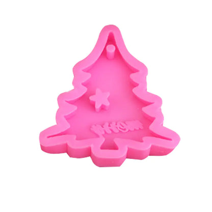 Silicone Molds for Christmas Tree, Snowflake, and Cake