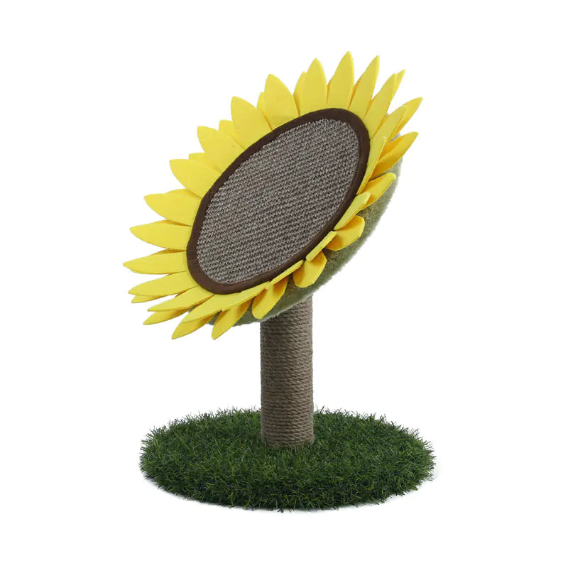 Sunflower Cat Scratching Pad - Round Cat Toy