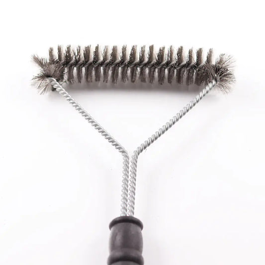 Stainless Steel Y-Shape BBQ Grill Cleaning Brush
