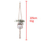 Hanging Planter with Rope and Garden Netting Basket